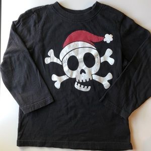 Boys Skull & Crossbones Christmas shirt